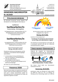 Gemeindenachrichten 05/2020